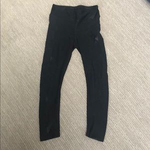 Koral Black Shiny leggings XS